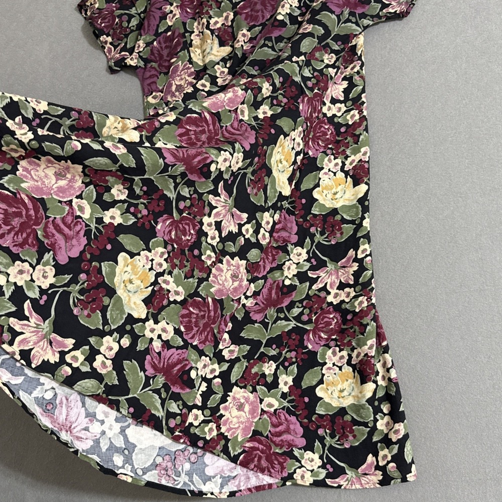 VTG Womens Dress Floral Babydoll Country Cottagecore USA Grunge 90s Y2K 11/12‎